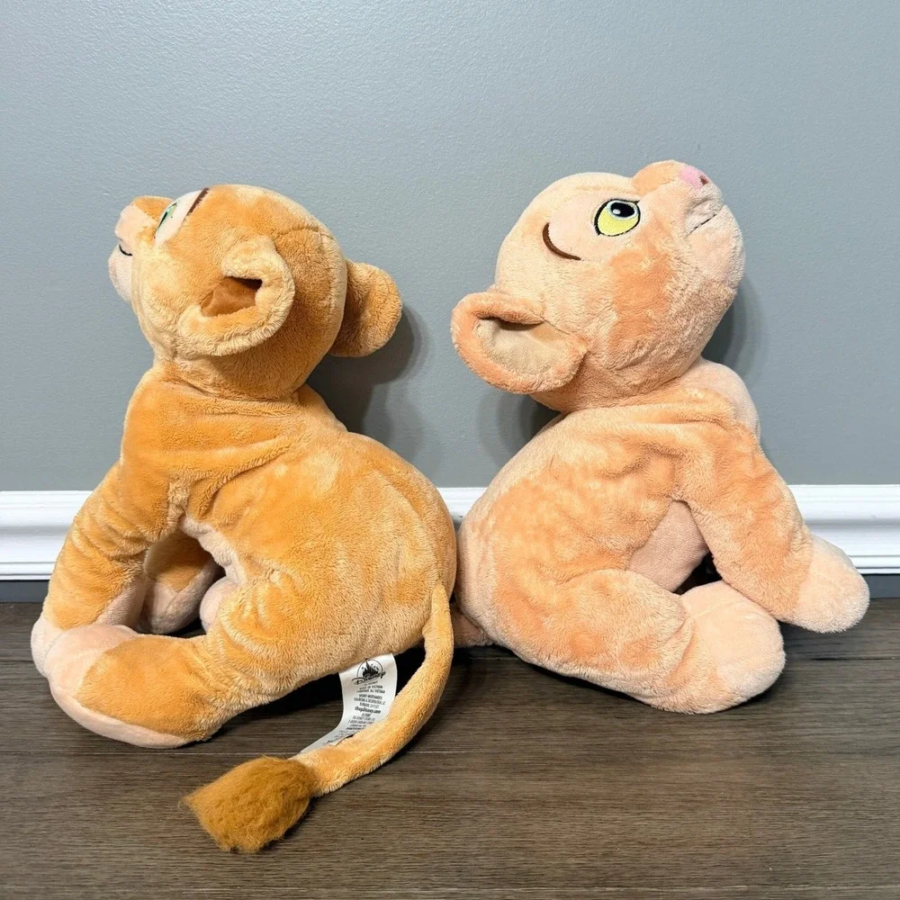 Disney Store Lion King Simba & Nala Plush‎ Set